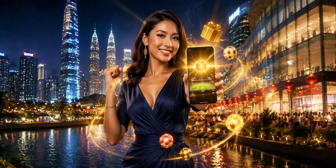Pengguna 77go di Kuala Lumpur memainkan kasino dalam talian melalui telefon pintar dengan gaya pakaian tradisional Melayu